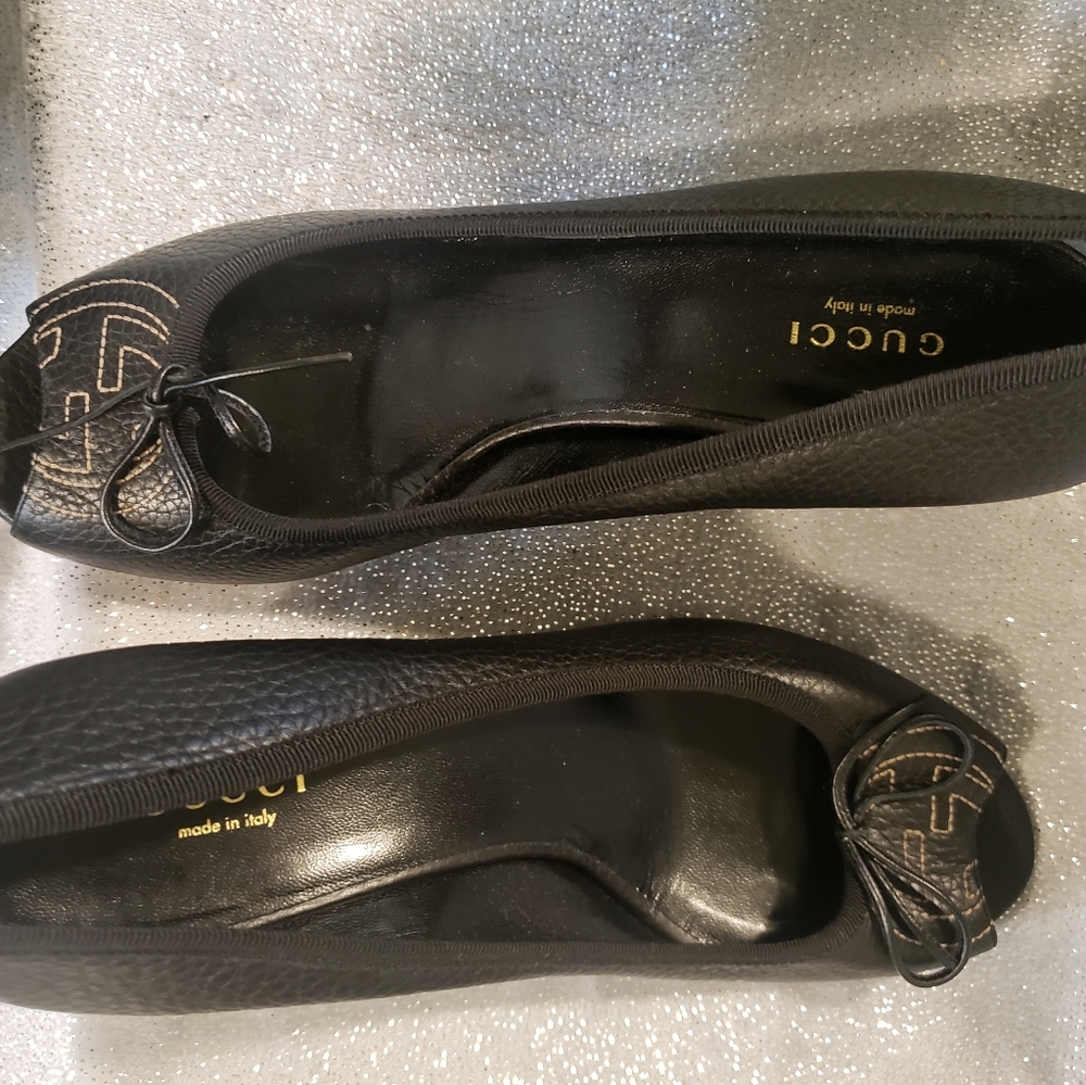 Womens Gucci black wedge - Picture 2 of 5